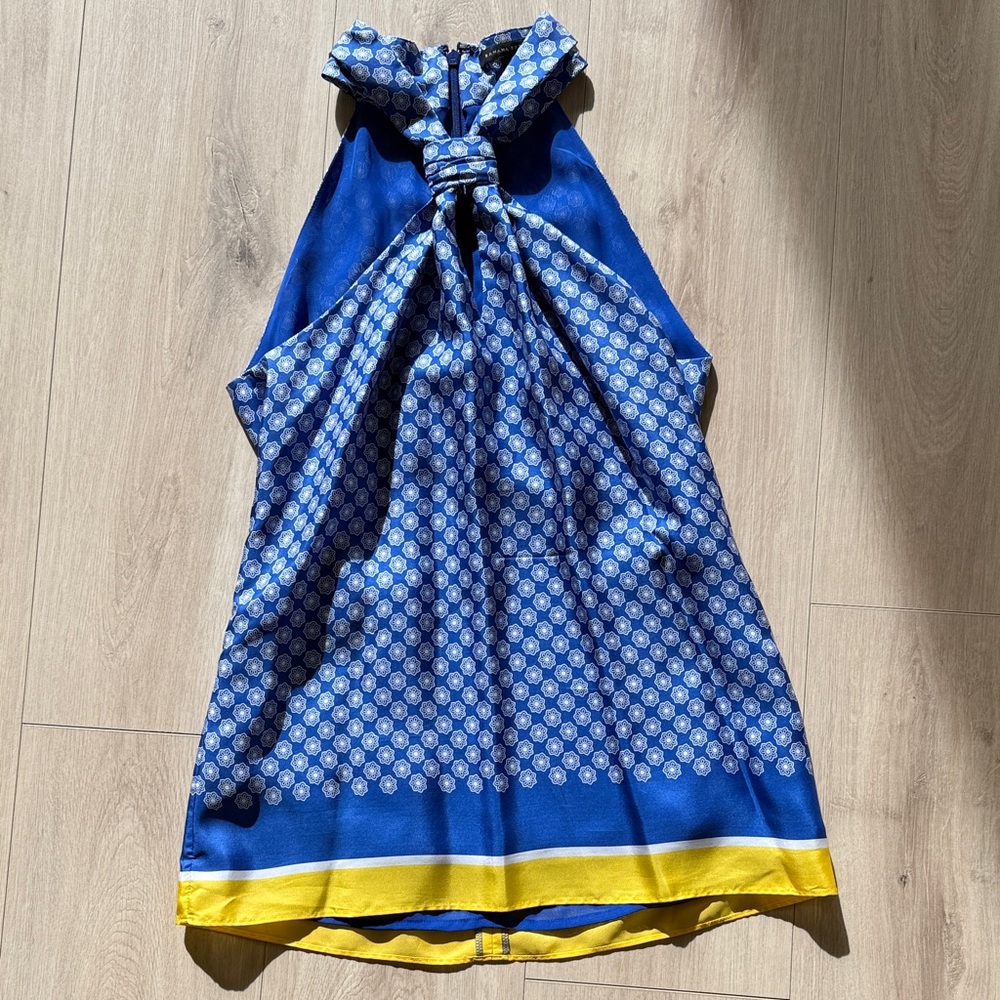 Banana Republic Blue Floral Halter top